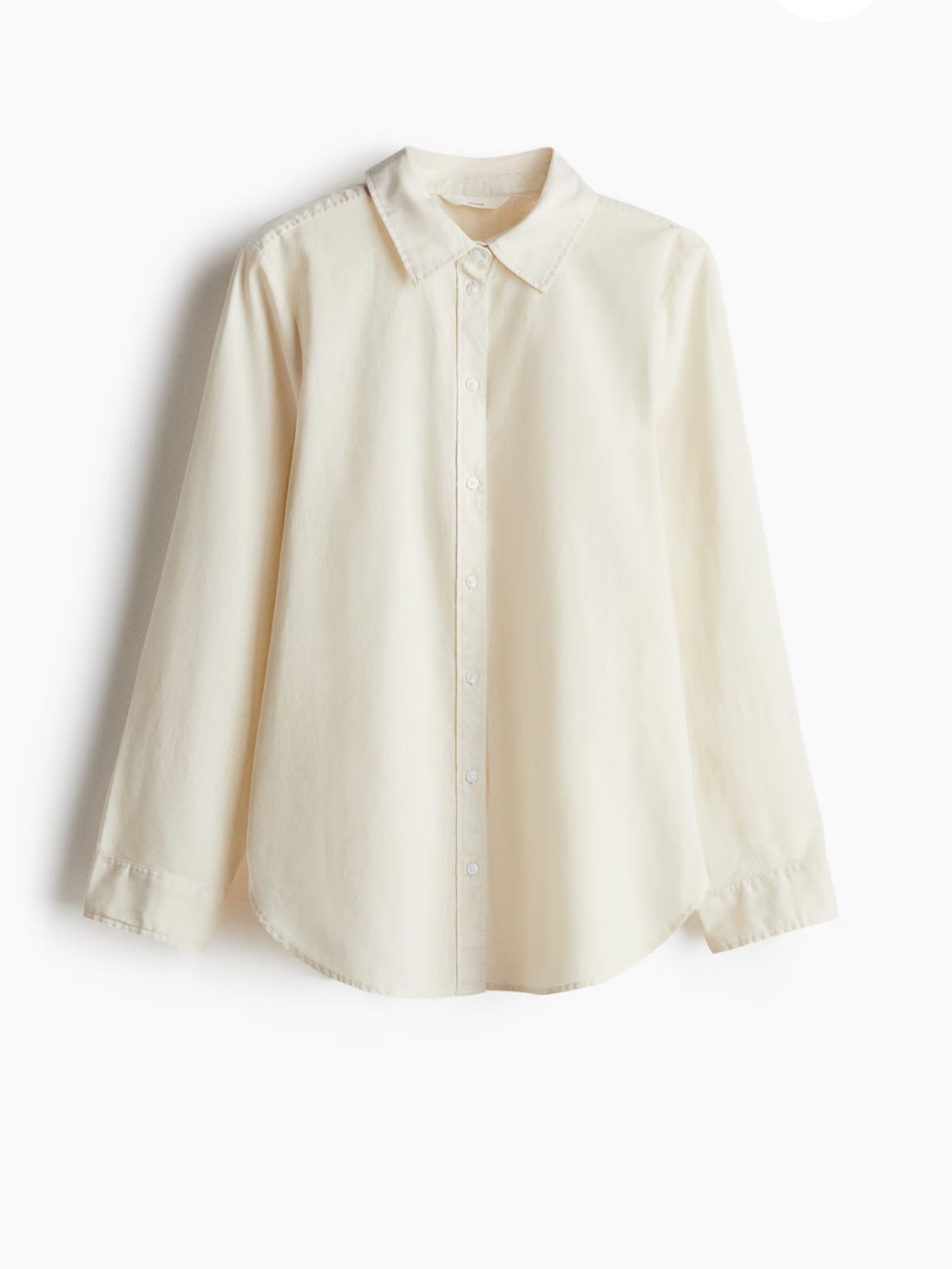 Coton And Linen-Blend Button-Up Blouse